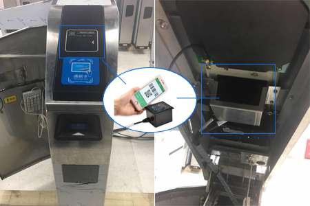 新大陸NLS-FM25-EX二維碼掃描模塊嵌入智能閘機，實現(xiàn)智慧景區(qū)票務(wù)